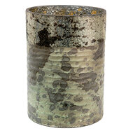 Clayre & Eef | Windlicht Groen ø 18x25 cm | 6GL3637
