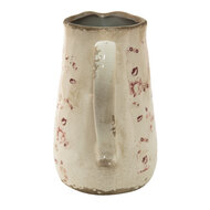 Clayre &amp; Eef   | Decoratieve Schenkkan Roze, Beige 16x11x18 cm / 1150 ml | 6CE1416