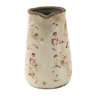 Clayre &amp; Eef   | Decoratieve Schenkkan Roze, Beige 16x11x18 cm / 1150 ml | 6CE1416