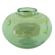 Clayre & Eef | Vazen glas Groen ø 15x11 cm | 6GL4090