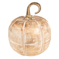 Clayre & Eef | Decoratie Pompoen Goudkleurig ø 16x18 cm | 6H2245