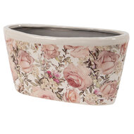 Clayre & Eef | Bloempot Binnen Roze 27x13x14 cm | 6CE1411
