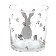 Clayre & Eef | Waterglas Transparant ø 8x9 cm / 250 ml | 6GL4087