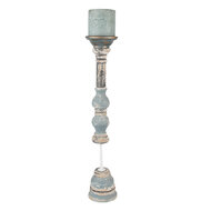 Clayre & Eef | Kandelaar Groen ø 12x59 cm | 5H0608