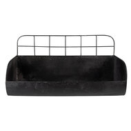 Clayre & Eef | Wandrek Zwart 38x14x20 cm | 6Y4745