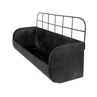 Clayre & Eef | Wandrek Zwart 38x14x20 cm | 6Y4745
