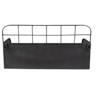 Clayre & Eef | Wandrek Zwart 38x14x20 cm | 6Y4745