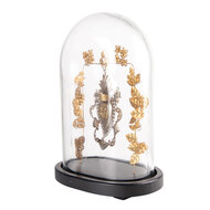 Clayre & Eef | Stolp met decoratie Goudkleurig, Zwart 26x16x37 cm | 65174