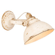 Clayre &amp; Eef   | Wandlamp Wit 21x30x19 cm E14/max 1x25W | 6LMP481W