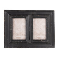 Clayre & Eef | Fotolijst Zwart 35x2x26 cm / 10x15 cm (2) | 2F0949