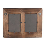 Clayre & Eef | Fotolijst Zwart 35x2x26 cm / 10x15 cm (2) | 2F0949