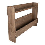 Clayre & Eef | Wandrek Bruin 60x12x42 cm | 5H0641