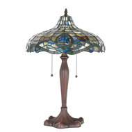 Clayre & Eef | Tiffany Tafellamp ø 41x60 cm E27/max 2x60W | 5LL-1208