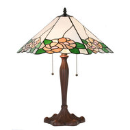 Clayre & Eef | Tiffany Tafellamp 44x61x64 cm E27/max 2x60W | 5LL-1213
