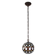 Clayre & Eef | Hanglamp Tiffany ø 20x116 cm E14/max 1x25W | 5LL-6270