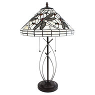 Clayre & Eef | Tiffany Tafellamp ø 41x69 cm E27/max 2x60W | 5LL-6287