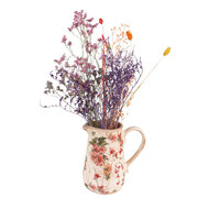 Clayre &amp; Eef   | Decoratieve Schenkkan Roze, Beige 16x12x18 cm | 6CE1550M