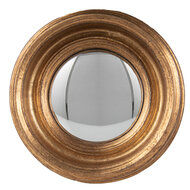 Clayre & Eef | Wandspiegel Goudkleurig ø 24x7 cm | 62S200GO