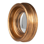 Clayre & Eef | Wandspiegel Goudkleurig ø 24x7 cm | 62S200GO