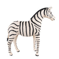 Clayre & Eef | Decoratie Beeld Zebra Zwart, Wit 27x10x28 cm | 65182M