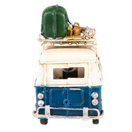 Clayre & Eef | Decoratie bus Blauw 11x5x9 cm | 6Y4957