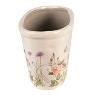Clayre & Eef | Bloempot Binnen Roze, Beige 27x13x14 cm | 6CE1557L