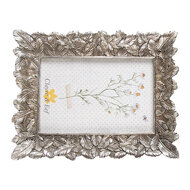 Clayre & Eef | Fotolijst Zilverkleurig 16x2x20 cm / 10x15 cm | 2F1032