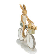 Clayre & Eef | Decoratie Konijn Wit, Beige 18x7x22 cm | 6PR3869
