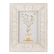 Clayre & Eef | Fotolijst Wit Goudkleurig 17x2x22 cm / 10x15 cm | 2F0989