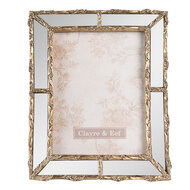 Clayre & Eef | Fotolijst Goudkleurig 22x2x27 cm / 15x20 cm | 2F0946