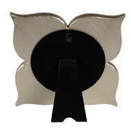 Clayre & Eef | Wandspiegel Bloem Zilverkleurig 21x2x21 cm | 62S266