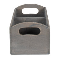 Clayre & Eef | Brievenhouder Grijs 30x15x13 cm | 6H1997G