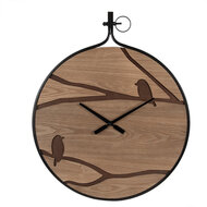 Clayre & Eef | Wandklok Bruin 60x4x72 cm / 1xAA | 5KL0226