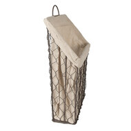 Clayre & Eef | Opbergmand Bruin Beige 23x9x21/37 cm | 6Y5253