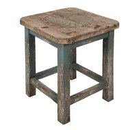 Clayre & Eef | Plantentafeltje Blauw 40x40x46 cm | 6H2267