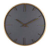 Clayre & Eef | Wandklok Grijs ø 45x4 cm / 1xAA | 6KL0795