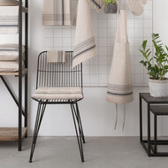 Clayre & Eef | Eetkamerstoelen Zwart 42x55x83 cm | 6Y2512