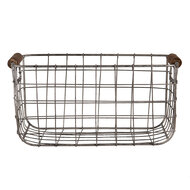 Clayre & Eef | Manden (2) Grijs Bruin 37x23x18 / 31x20x16 cm | 6Y5400