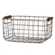 Clayre & Eef | Manden (2) Grijs Bruin 37x23x18 / 31x20x16 cm | 6Y5400