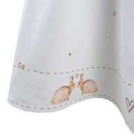 Clayre & Eef | Rond Tafelkleed Beige Bruin ø 170 cm | BSLC07