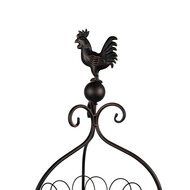 Clayre & Eef | Rek met manden Zwart ø 26x72 cm | 5Y1156