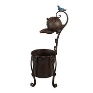 Clayre & Eef | Planthouder Bruin 24x22x62 cm | 5Y1160