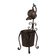 Clayre & Eef | Planthouder Bruin 24x22x62 cm | 5Y1160