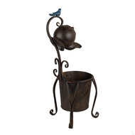 Clayre & Eef | Planthouder Bruin 24x22x62 cm | 5Y1160