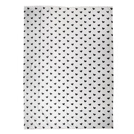 Clayre & Eef | Plaid Wit Zwart 130x170 cm | LBS60