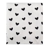 Clayre & Eef | Plaid Wit Zwart 130x170 cm | LBS60