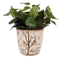Clayre & Eef | Bloempot Binnen Beige Bruin ø 16x16 cm | 6CE1641L