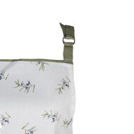 Clayre & Eef | Keukenschort Beige Groen 70x85 cm | OLF41
