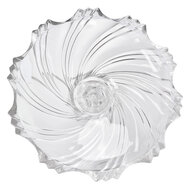 Clayre & Eef | Serveerschaal Transparant ø 38x21 cm | 6GL4433