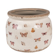 Clayre & Eef | Bloempot Binnen Beige ø 20x15 cm | 6CE1662L